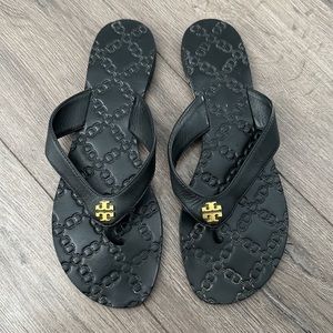 Tory Burch flip flops size 8